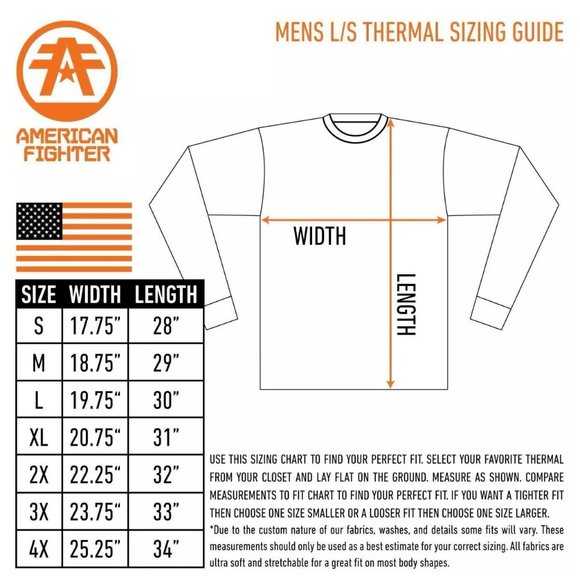 AMERICAN FIGHTER Men's T-Shirt L/S NOBLE TEE - Picture 3 of 9